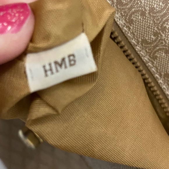 Vintage Celine Macadam Crossbody Shoulder Bag – Beige Canvas w/ Tan Leather Trim - Picture 16 of 16